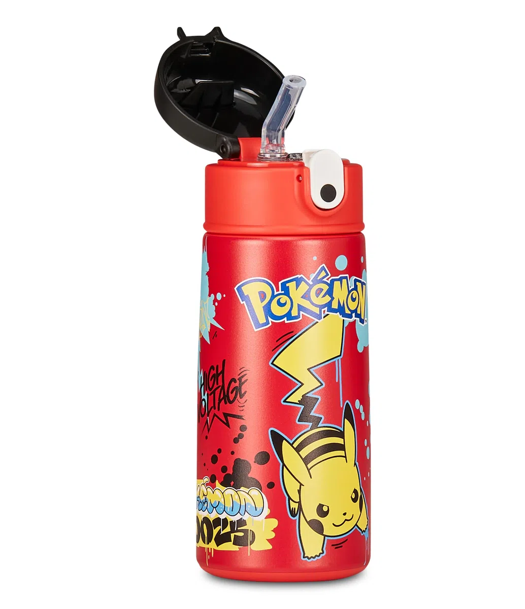 Seven Borraccia Termica Pokemon, Rossa, Mantenimento Temperatura fino a 24h, Borraccia Asilo, Scuola Elementare e Tempo Libero, Bambino
