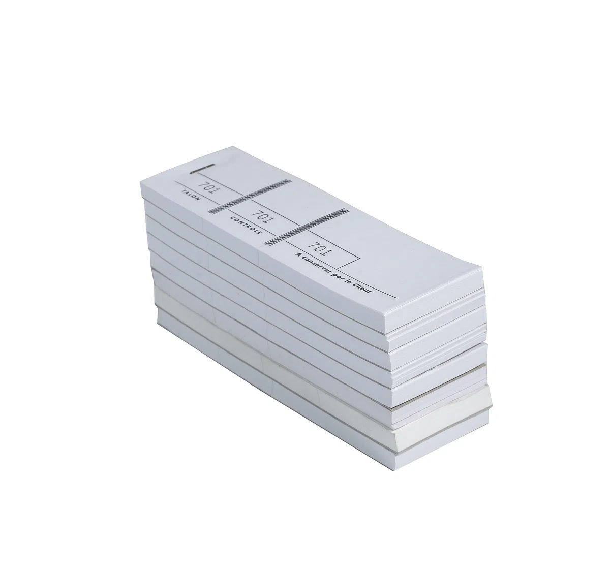 Blocs passe-partout 3 volets 4,8x15cm 100 feuillets