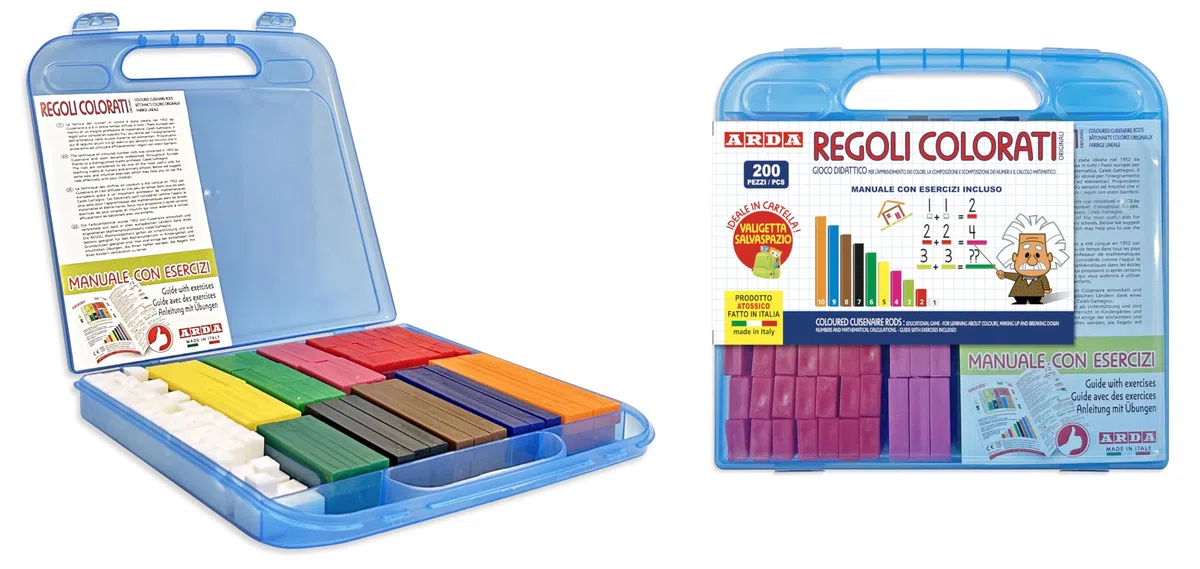 Valigetta 200 REGOLI - Numeri in Colore ARDA