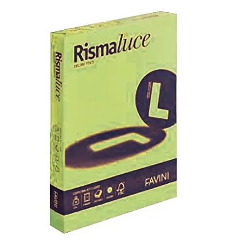 Carta colorata Rismaluce Favini A4 90 g/mq verde pistacchio A66M304 (risma300)
