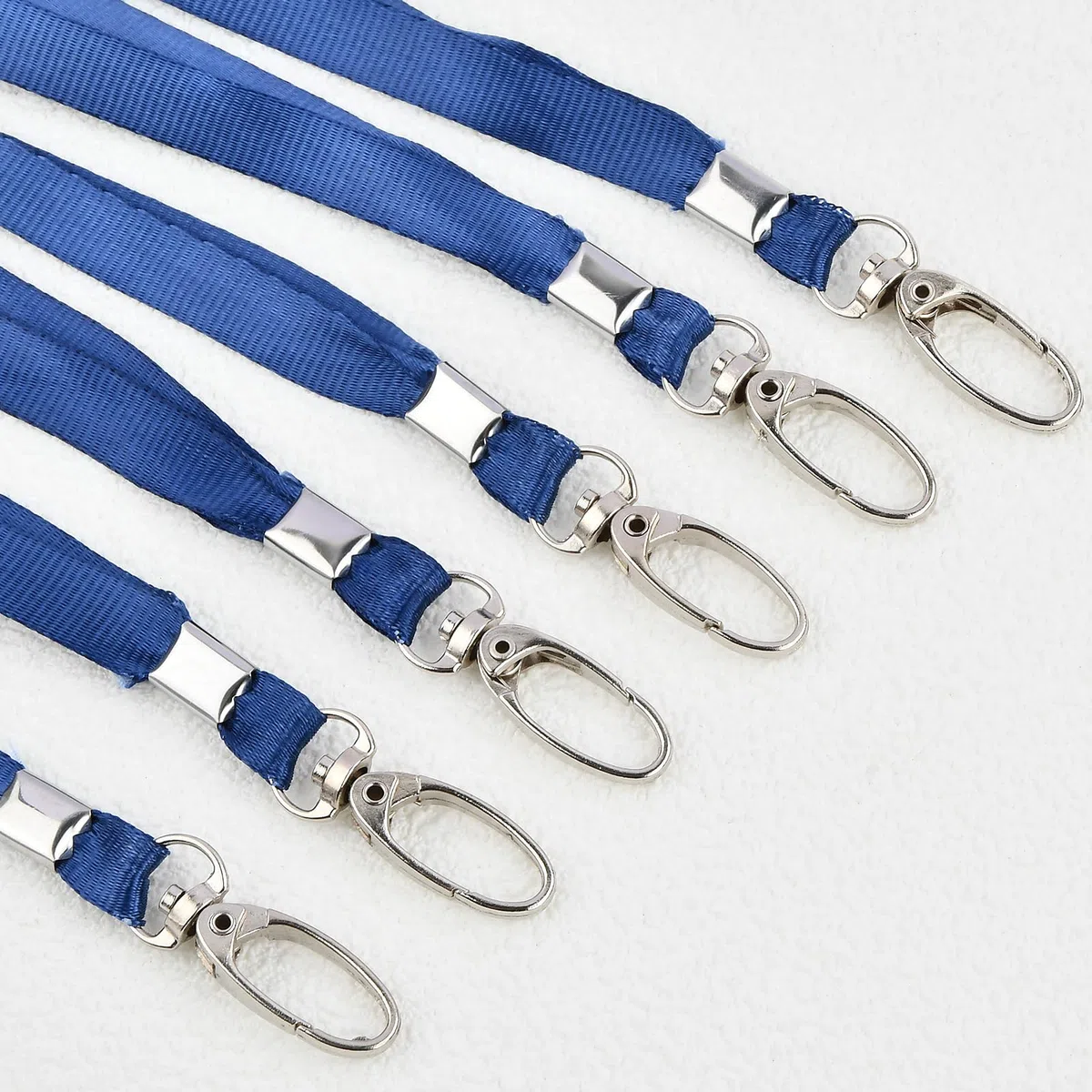 50 Pezzi Cordino Laccio da Collo,Cordini Cinghia da collo con Gancio Girevole,Neck Strap Lanyards cordino Porta Distintivo,Laccetto Porta Badge per Carte D'identità Chiavi Fischietti