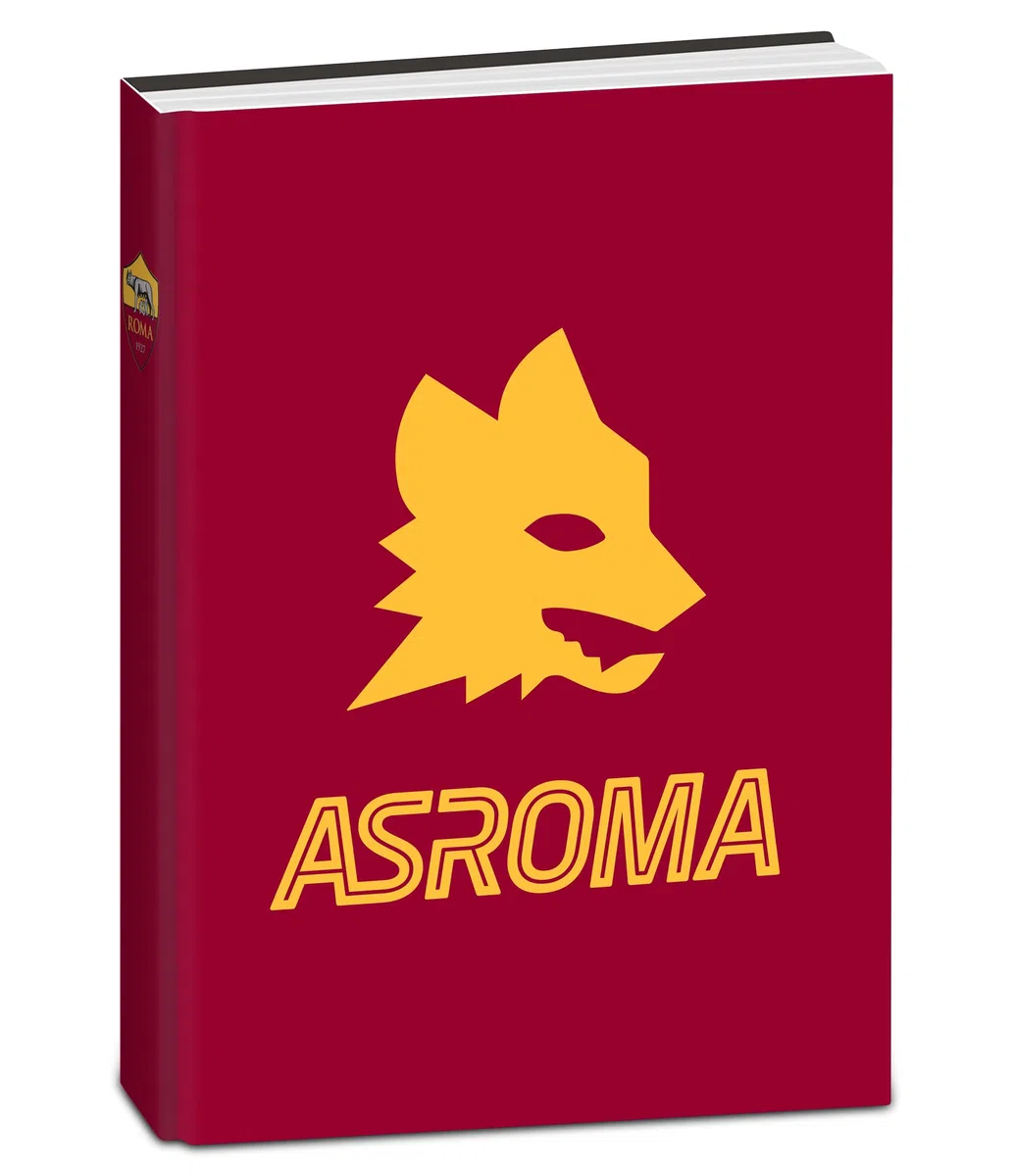 Seven Diario Scuola Roma Standard 12 Mesi, Giallo Rosso, Copertina Rossa, Prodotto Ufficiale, Accessori Zaino, Ragazzo