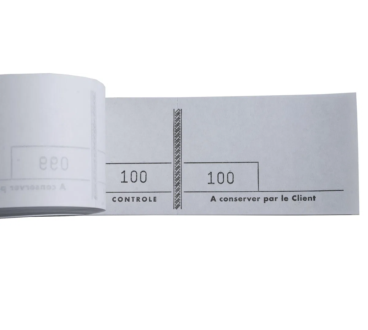 Blocs passe-partout 3 volets 4,8x15cm 100 feuillets