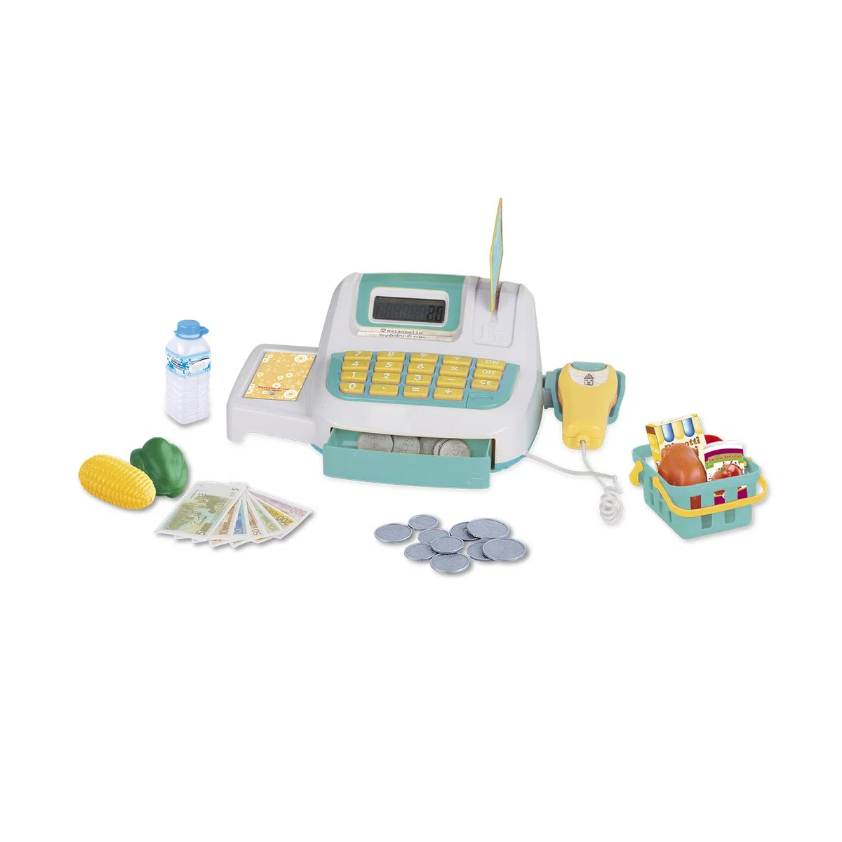 ODS 44081 Maisonelle Registratore di Cassa con scanner, funzione calcolatrice, suoni e accessori