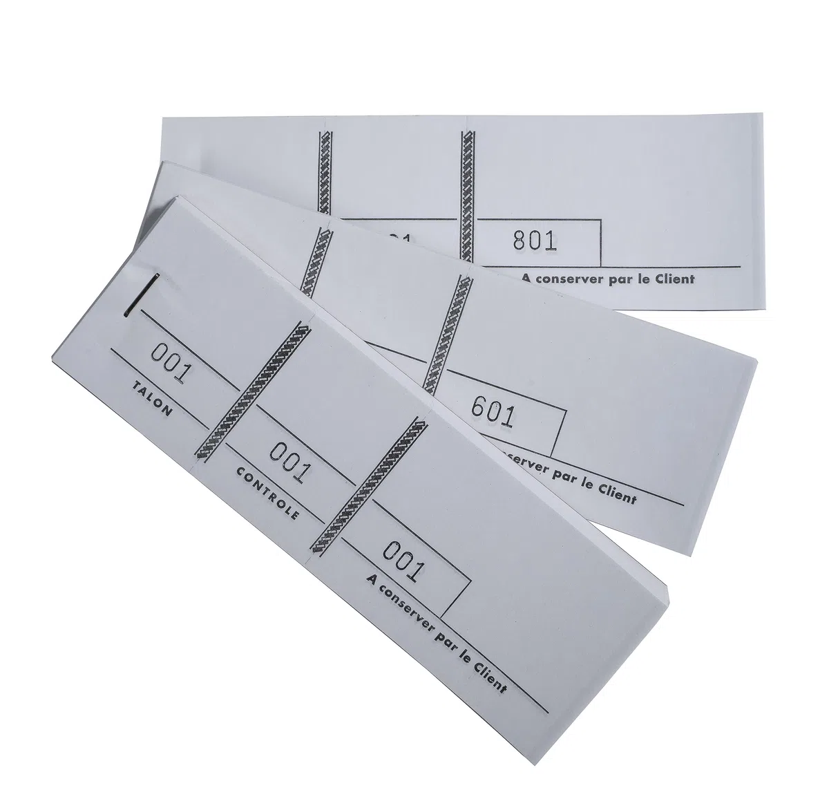 Blocs passe-partout 3 volets 4,8x15cm 100 feuillets