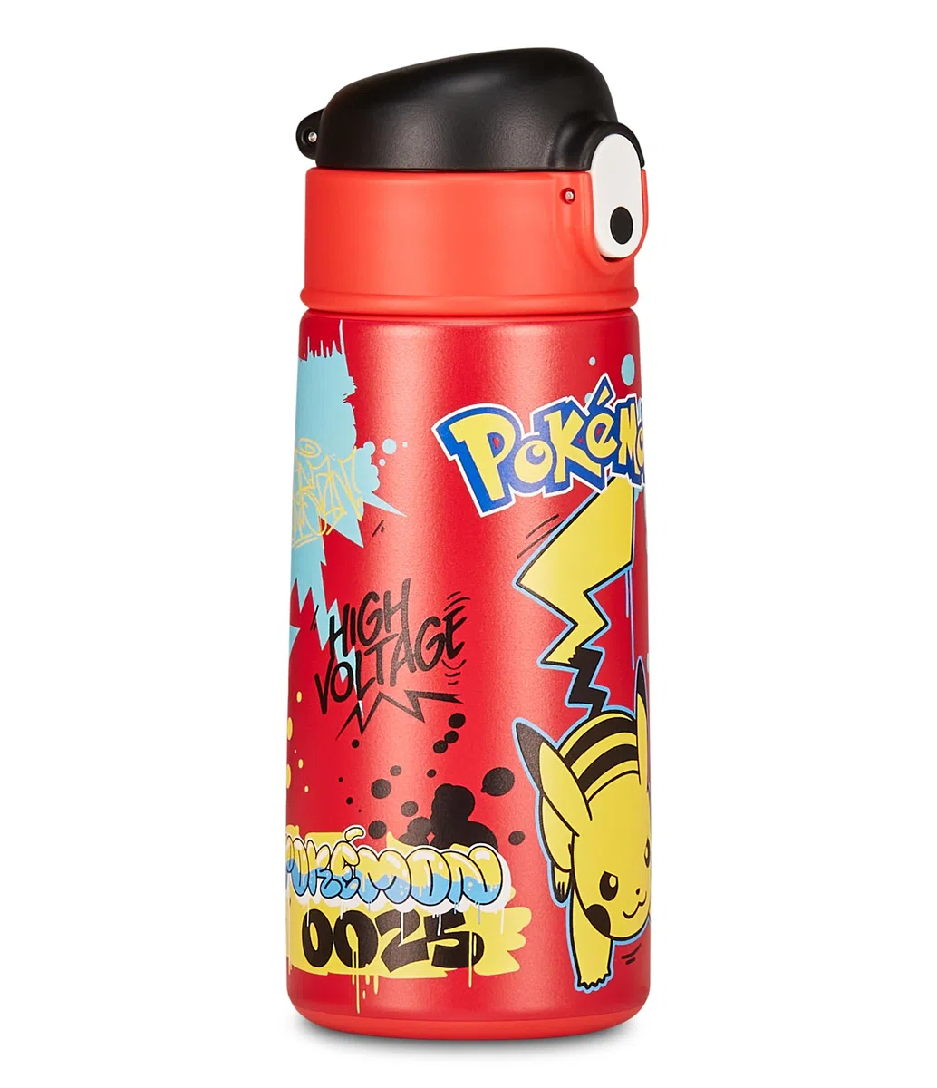 Seven Borraccia Termica Pokemon, Rossa, Mantenimento Temperatura fino a 24h, Borraccia Asilo, Scuola Elementare e Tempo Libero, Bambino