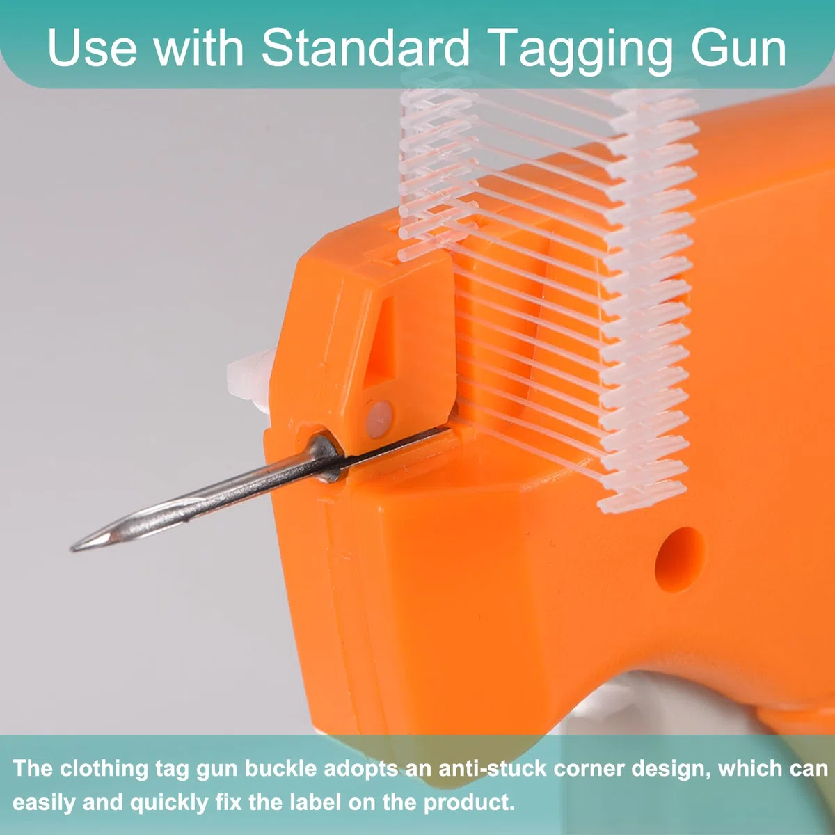 sourcing map 5000 chiusure standard per pistola etichettatrice da 30 mm, in plastica PP, per etichettatura prezzi, etichette per abbigliamento, accessori per pistola per vestiti, borse, tessuti, nero