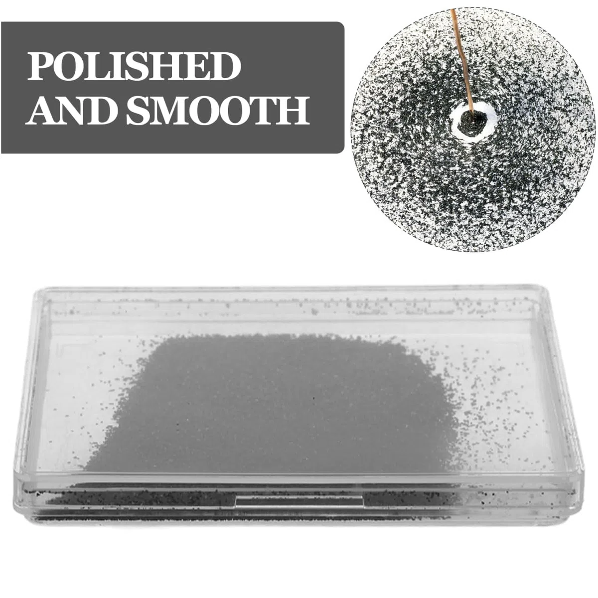 ibasenice 5 pezzi di sabbia magnetica in polvere di ferro per esperimenti, campi magnetici, magnetismo, trucioli di ferro, polvere magnetica per istruzione, aula, esperimenti