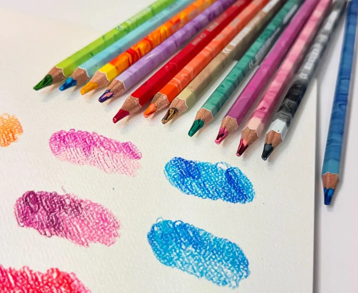 Tinta Unita PASTELLI GRADIENT MINA 4.2 CONF. 12 PZ ASSORTITI IN SCATOLA DI CARTONE