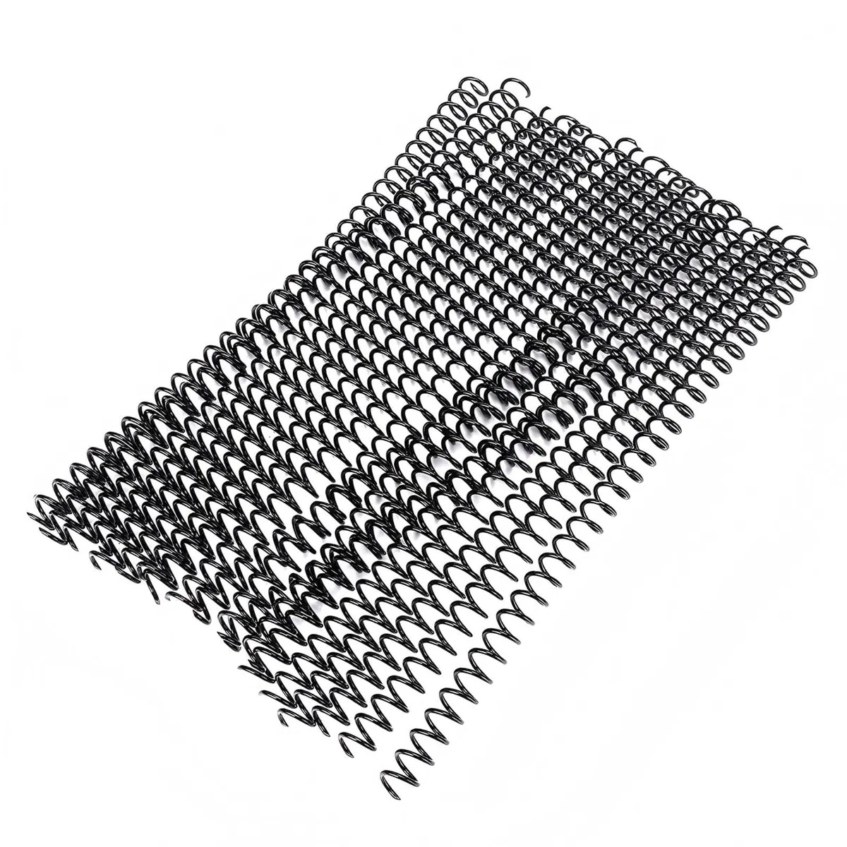 Anelli a Spirale a Molla 20 Pezzi Plastici per Rilegatura Anello di Rilegatura in Plastica per Fogli A4 a Fogli Mobili 30 Fori per Album per Notebook(11mm * 30 Buche Nere 20 Strisce)