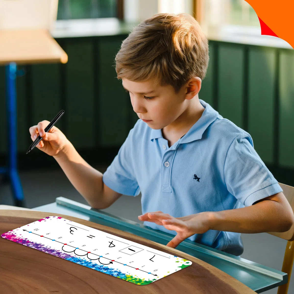 26 PCS Lavagne Cancellabili a Secco con Linee dei Numeri, Lavagna a Doppia Faccia Scrivibile e Cancellabile - 0-10 su un Lato & 0-20 sull'Altro Lato Lavagna Bianca per Matematica per Aula e Casa