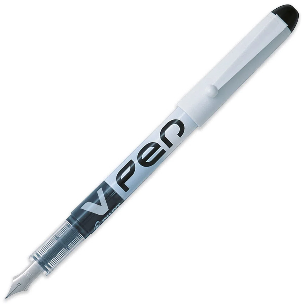 PILOT V PEN - Penna stilografica cancellabile usa e getta, punta da 0,6 mm, tratto medio, confezione da 3, inchiostro nero, blu e viola