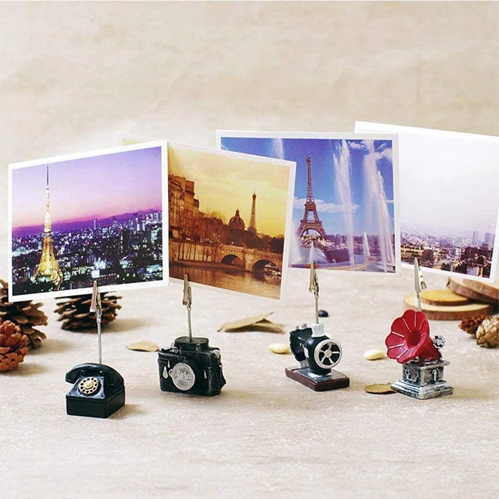 50 clip per foto di Alligatore, pinze a coccodrillo in filo metallico, per note fotografiche, memo clip, argilla, torta, accessori decorazione, decorazione della casa