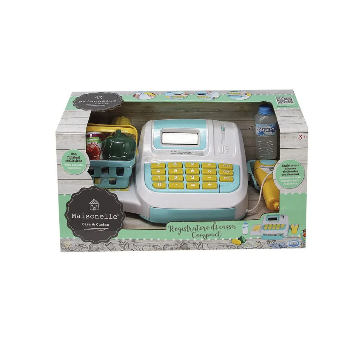ODS 44081 Maisonelle Registratore di Cassa con scanner, funzione calcolatrice, suoni e accessori
