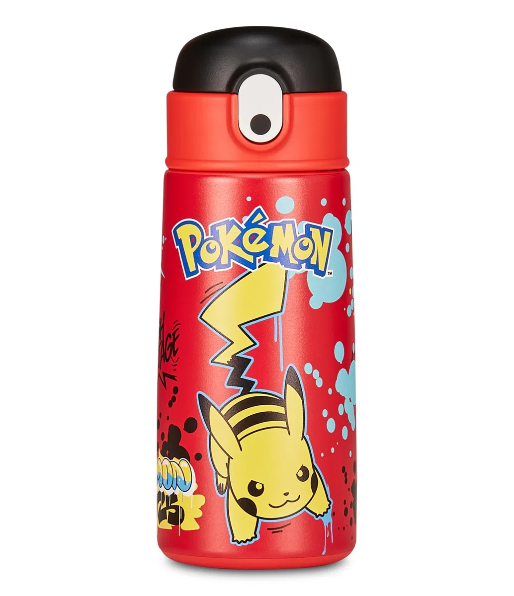 Seven Borraccia Termica Pokemon, Rossa, Mantenimento Temperatura fino a 24h, Borraccia Asilo, Scuola Elementare e Tempo Libero, Bambino