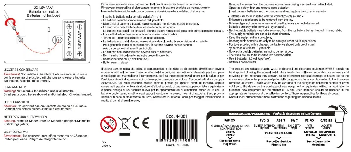 ODS 44081 Maisonelle Registratore di Cassa con scanner, funzione calcolatrice, suoni e accessori